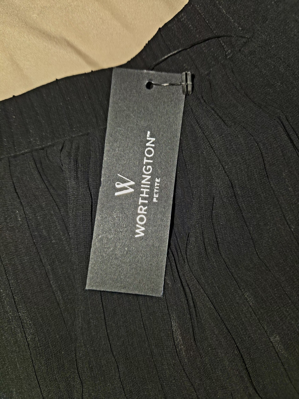Worthington Black Tiered Circle Skirt - Picture 2 of 3